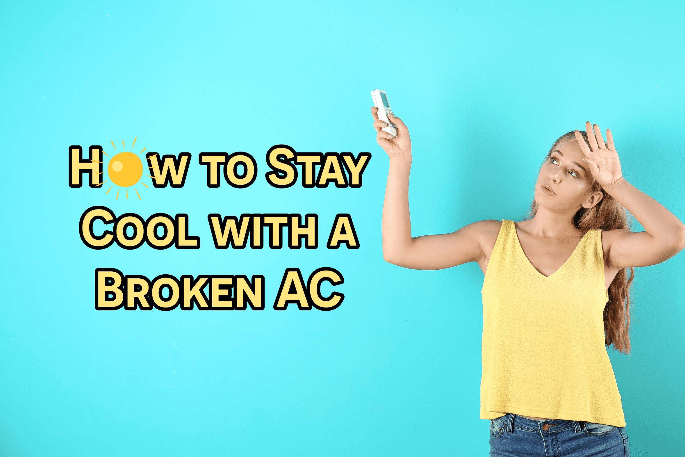 HVAC blogs on how to stay cool with a broken AC.